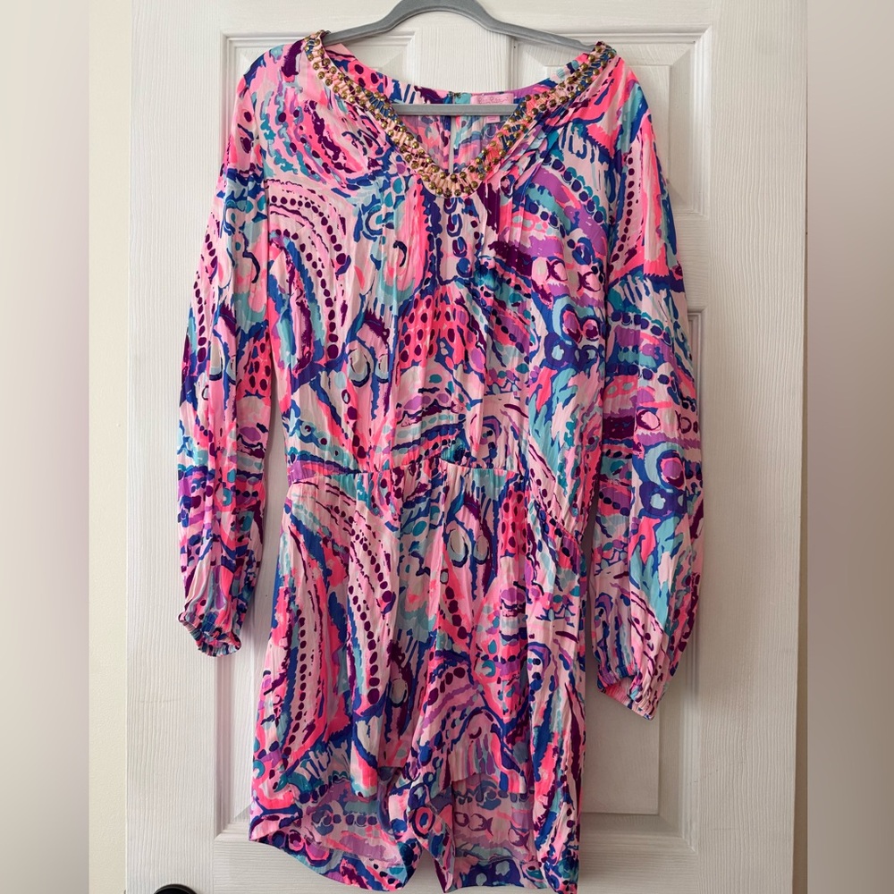 Lilly Pulitzer Long Sleeve Romper